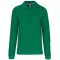 Férfi hosszú ujjú galléros piké póló, Kariban KA243, Kelly Green-2XL