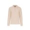 Férfi hosszú ujjú galléros piké póló, Kariban KA243, Light Sand-2XL