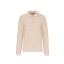 Férfi hosszú ujjú galléros piké póló, Kariban KA243, Light Sand-3XL