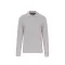 Férfi hosszú ujjú galléros piké póló, Kariban KA243, Oxford Grey-2XL