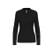 Női hosszú ujjú galléros piké póló, Kariban KA244, Black-3XL