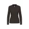 Női hosszú ujjú galléros piké póló, Kariban KA244, Dark Grey-S