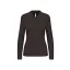 Női hosszú ujjú galléros piké póló, Kariban KA244, Dark Grey-S
