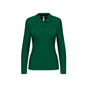   Női hosszú ujjú galléros piké póló, Kariban KA244, Kelly Green-S