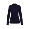 Női hosszú ujjú galléros piké póló, Kariban KA244, Navy-XL