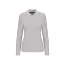 Női hosszú ujjú galléros piké póló, Kariban KA244, Oxford Grey-2XL