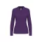 Női hosszú ujjú galléros piké póló, Kariban KA244, Purple-M