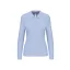 Női hosszú ujjú galléros piké póló, Kariban KA244, Sky Blue-3XL
