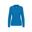 Női hosszú ujjú galléros piké póló, Kariban KA244, Tropical Blue-XL