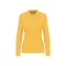 Női hosszú ujjú galléros piké póló, Kariban KA244, Yellow-XL