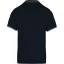 Férfi kontrasztcsíkos rövid ujjú galléros piké póló, Kariban KA250, Navy/Red/White-M
