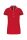 Női galléros piké póló, kontrasztcsíkos szélekkel, Kariban KA252, Red/White/Navy-XL