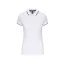 Női galléros piké póló, kontrasztcsíkos szélekkel, Kariban KA252, White/Navy-2XL
