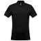 Férfi galléros piké póló, rövid ujjú, Kariban KA254, Black-S
