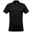 Férfi galléros piké póló, rövid ujjú, Kariban KA254, Black-S