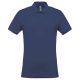 Férfi galléros piké póló, rövid ujjú, Kariban KA254, Deep Blue-4XL