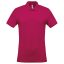 Férfi galléros piké póló, rövid ujjú, Kariban KA254, Fuchsia-4XL