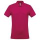 Férfi galléros piké póló, rövid ujjú, Kariban KA254, Fuchsia-L