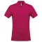 Férfi galléros piké póló, rövid ujjú, Kariban KA254, Fuchsia-XL