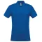 Férfi galléros piké póló, rövid ujjú, Kariban KA254, Light Royal Blue-M