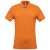 Férfi galléros piké póló, rövid ujjú, Kariban KA254, Orange-4XL
