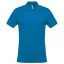 Férfi galléros piké póló, rövid ujjú, Kariban KA254, Tropical Blue-3XL