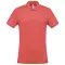 Férfi galléros piké póló, rövid ujjú, Kariban KA254, True Coral-3XL
