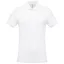 Férfi galléros piké póló, rövid ujjú, Kariban KA254, White-M