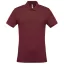 Férfi galléros piké póló, rövid ujjú, Kariban KA254, Wine-2XL