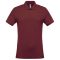 Férfi galléros piké póló, rövid ujjú, Kariban KA254, Wine-3XL