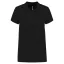 Női galléros piké póló, rövid ujjú, Kariban KA255, Black-2XL