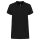 Női galléros piké póló, rövid ujjú, Kariban KA255, Black-XS