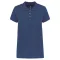 Női galléros piké póló, rövid ujjú, Kariban KA255, Deep Blue-XS