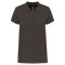 Női galléros piké póló, rövid ujjú, Kariban KA255, Dark Grey-L