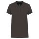 Női galléros piké póló, rövid ujjú, Kariban KA255, Dark Grey-S