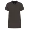 Női galléros piké póló, rövid ujjú, Kariban KA255, Dark Grey-XL