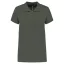 Női galléros piké póló, rövid ujjú, Kariban KA255, Dark Khaki-2XL
