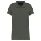 Női galléros piké póló, rövid ujjú, Kariban KA255, Dark Khaki-XS