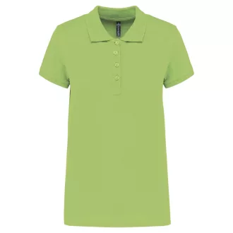   Női galléros piké póló, rövid ujjú, Kariban KA255, Lime-XS