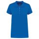 Női galléros piké póló, rövid ujjú, Kariban KA255, Light Royal Blue-3XL