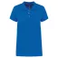 Női galléros piké póló, rövid ujjú, Kariban KA255, Light Royal Blue-S