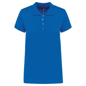  Női galléros piké póló, rövid ujjú, Kariban KA255, Light Royal Blue-XS