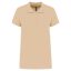 Női galléros piké póló, rövid ujjú, Kariban KA255, Light Sand-2XL