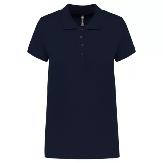   Női galléros piké póló, rövid ujjú, Kariban KA255, Navy-XS