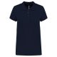 Női galléros piké póló, rövid ujjú, Kariban KA255, Navy-XS