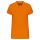 Női galléros piké póló, rövid ujjú, Kariban KA255, Orange-XS