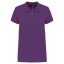 Női galléros piké póló, rövid ujjú, Kariban KA255, Purple-L