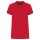 Női galléros piké póló, rövid ujjú, Kariban KA255, Red-XL