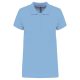 Női galléros piké póló, rövid ujjú, Kariban KA255, Sky Blue-2XL
