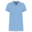 Női galléros piké póló, rövid ujjú, Kariban KA255, Sky Blue-M